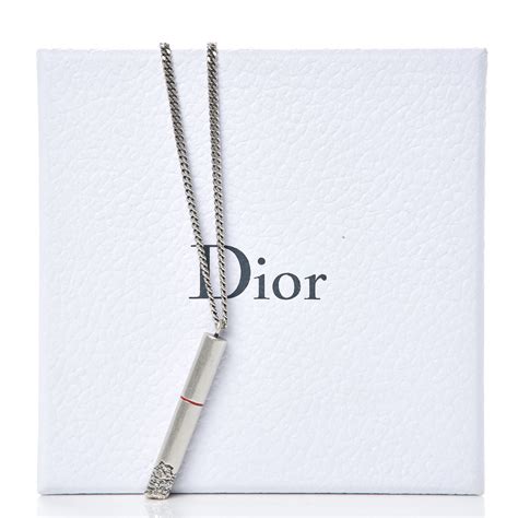 dior cigarette necklace